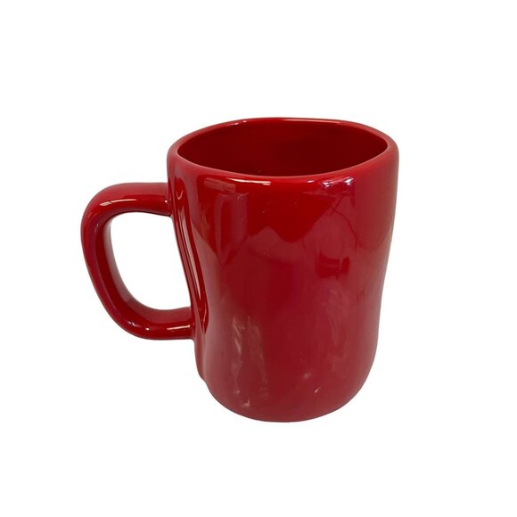 RAE Dunn Coffee Ceramic Mug Artisan Jar Red Be Mine 5.25"W x 3.25"L x 4.5"H - Picture 3 of 7